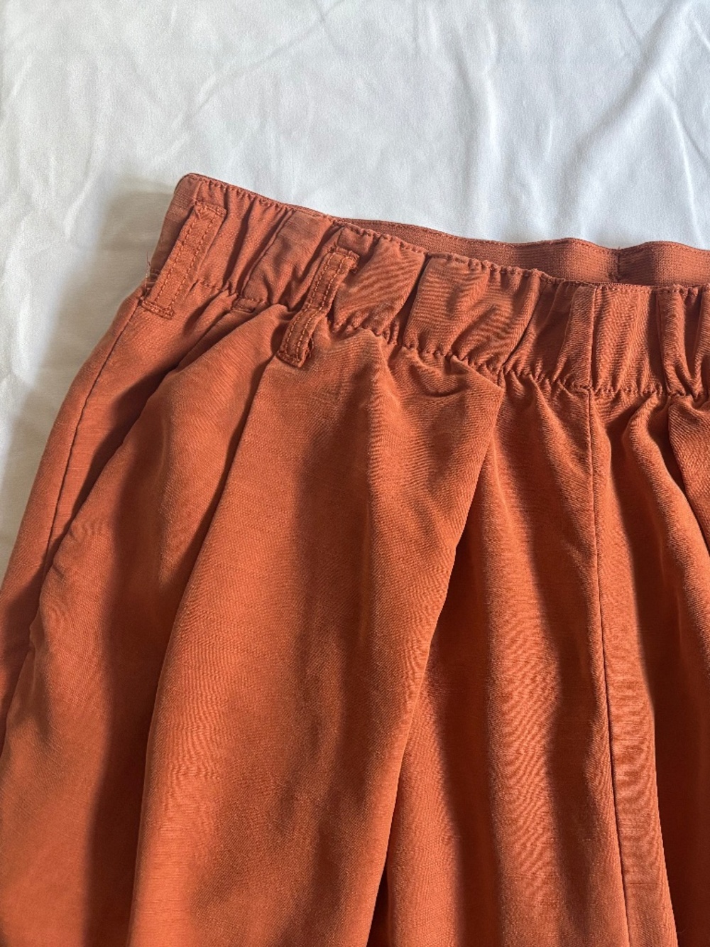 Free People rust-colored wide-leg pants - Picture 4 of 5